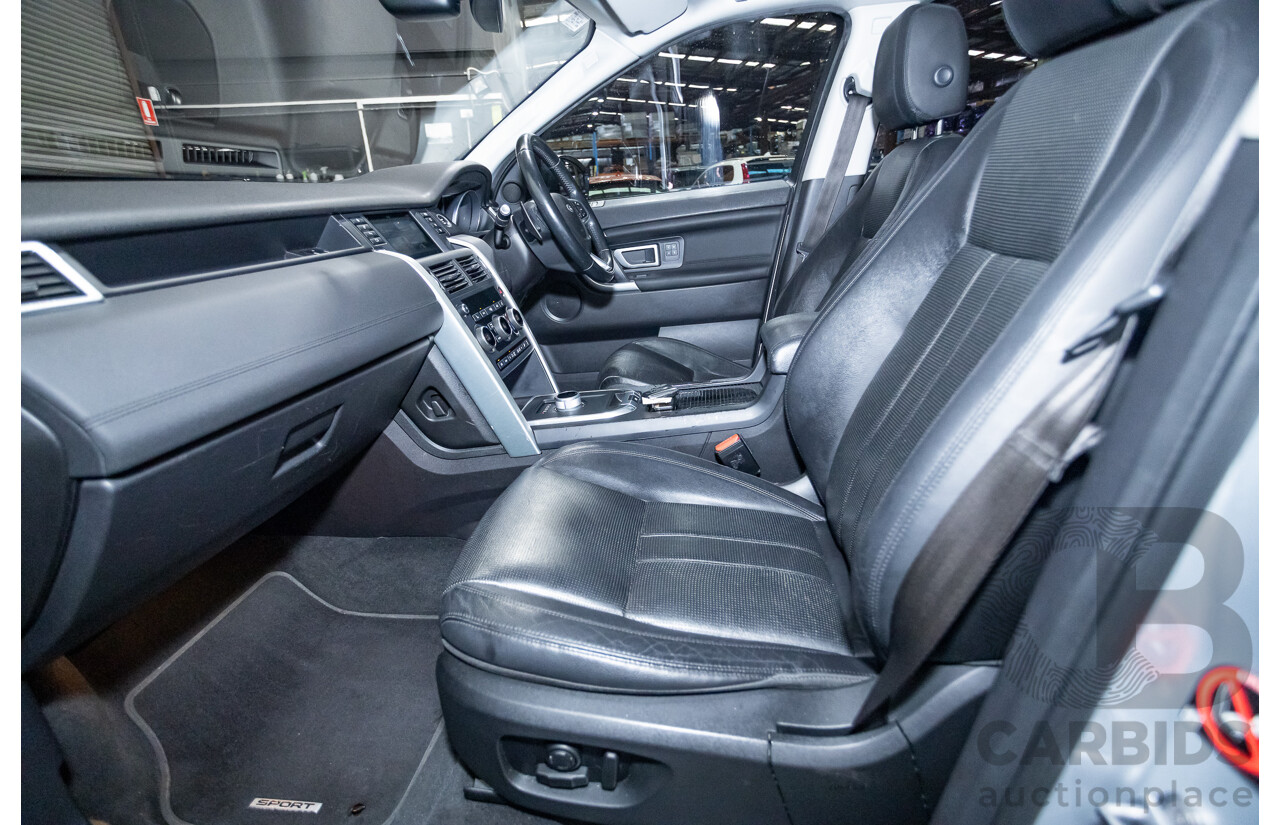 12/2015 Land Rover Discovery Sport SD4 HSE (AWD) LC 4D Wagon Indus Silver Turbo Diesel 2.2L - 7 Seater