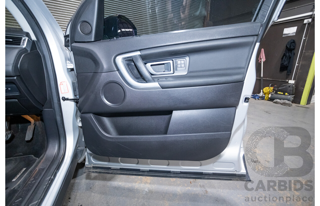 12/2015 Land Rover Discovery Sport SD4 HSE (AWD) LC 4D Wagon Indus Silver Turbo Diesel 2.2L - 7 Seater