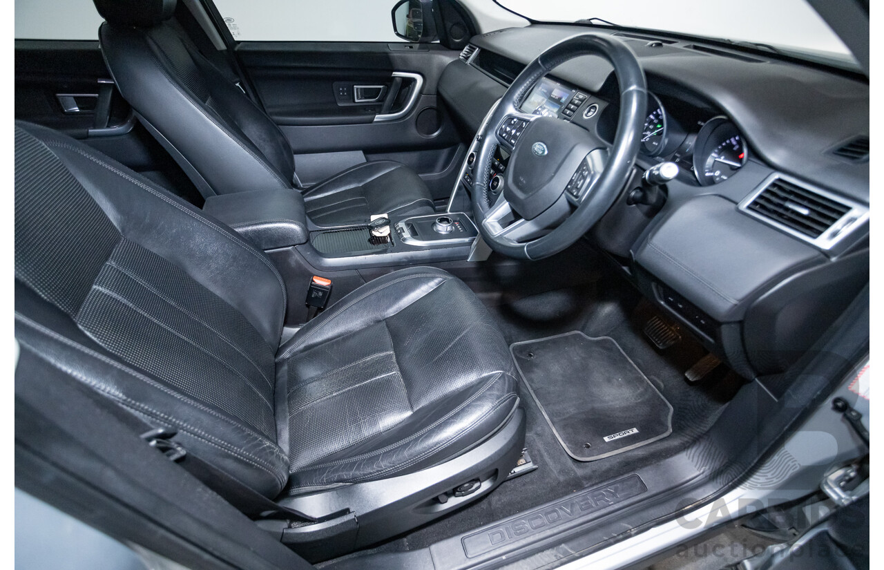 12/2015 Land Rover Discovery Sport SD4 HSE (AWD) LC 4D Wagon Indus Silver Turbo Diesel 2.2L - 7 Seater