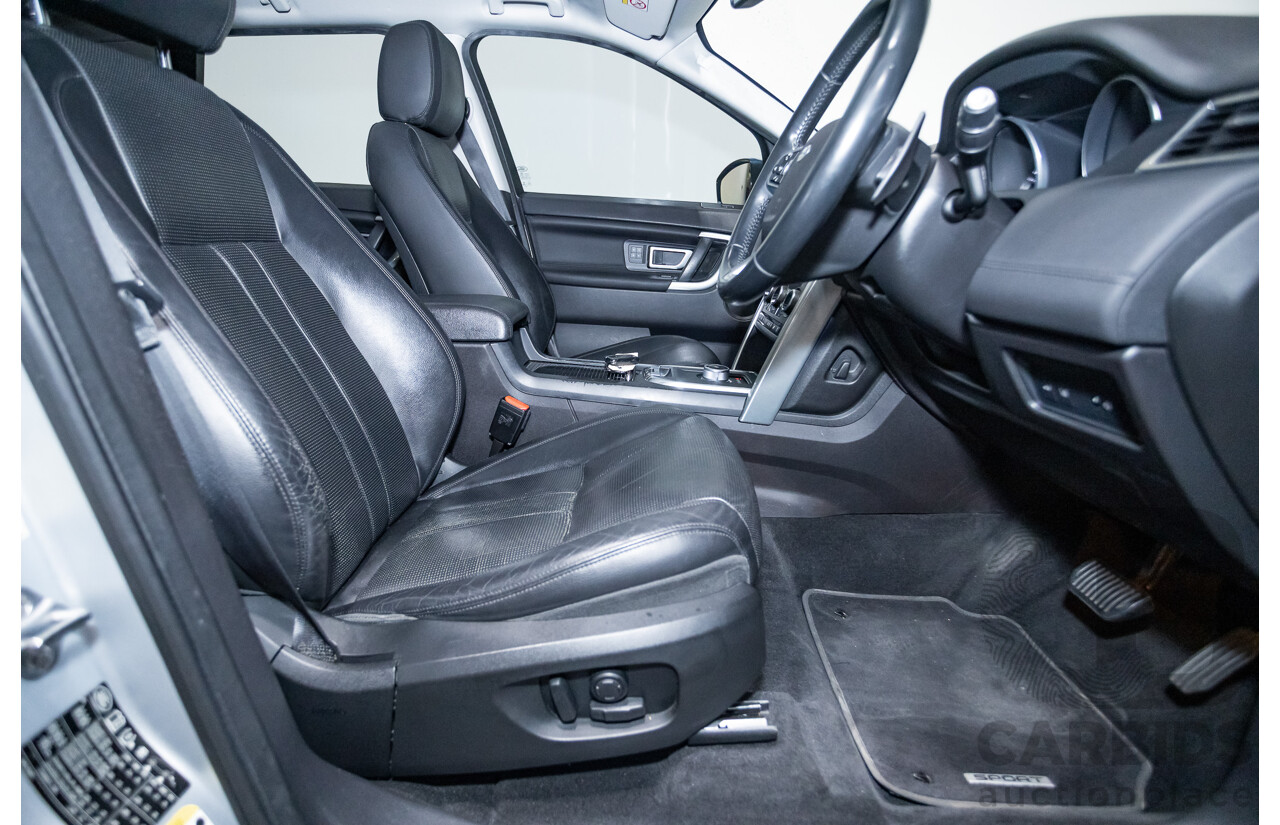 12/2015 Land Rover Discovery Sport SD4 HSE (AWD) LC 4D Wagon Indus Silver Turbo Diesel 2.2L - 7 Seater