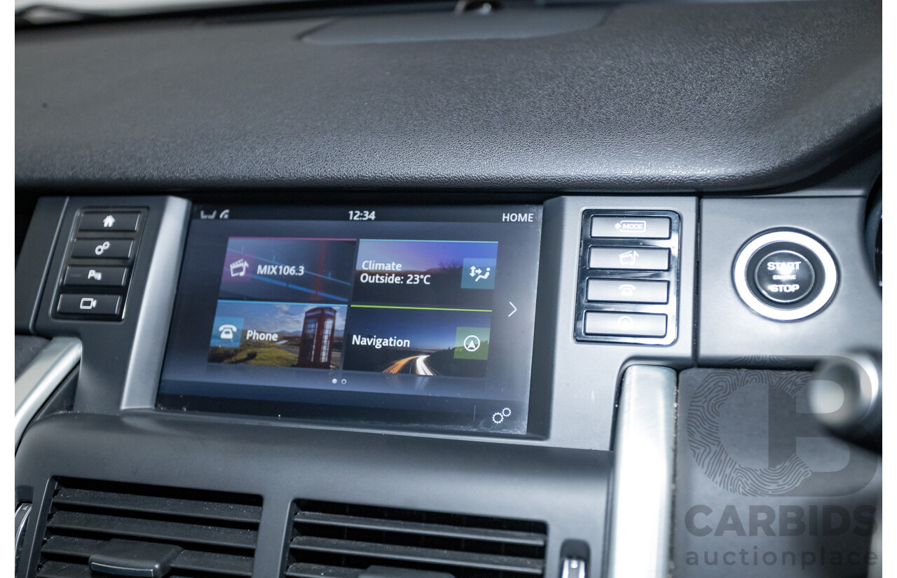 12/2015 Land Rover Discovery Sport SD4 HSE (AWD) LC 4D Wagon Indus Silver Turbo Diesel 2.2L - 7 Seater