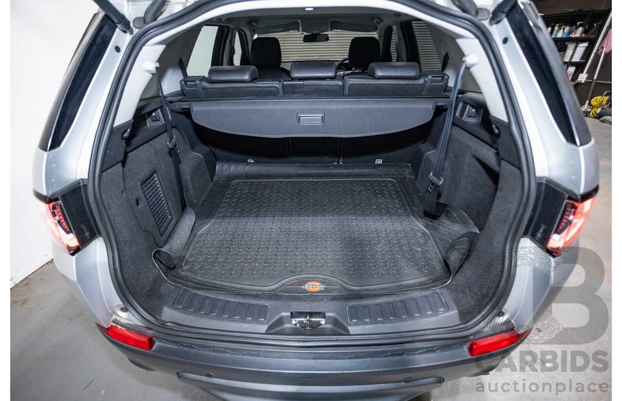 12/2015 Land Rover Discovery Sport SD4 HSE (AWD) LC 4D Wagon Indus Silver Turbo Diesel 2.2L - 7 Seater