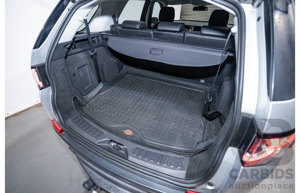 12/2015 Land Rover Discovery Sport SD4 HSE (AWD) LC 4D Wagon Indus Silver Turbo Diesel 2.2L - 7 Seater