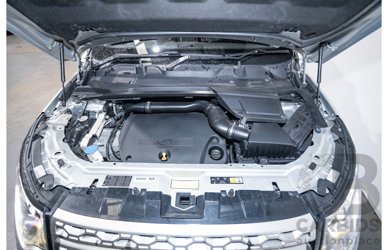 12/2015 Land Rover Discovery Sport SD4 HSE (AWD) LC 4D Wagon Indus Silver Turbo Diesel 2.2L - 7 Seater