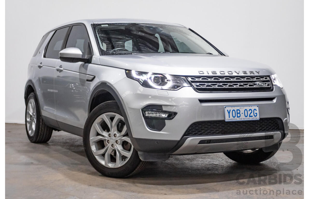 12/2015 Land Rover Discovery Sport SD4 HSE (AWD) LC 4D Wagon Indus Silver Turbo Diesel 2.2L - 7 Seater