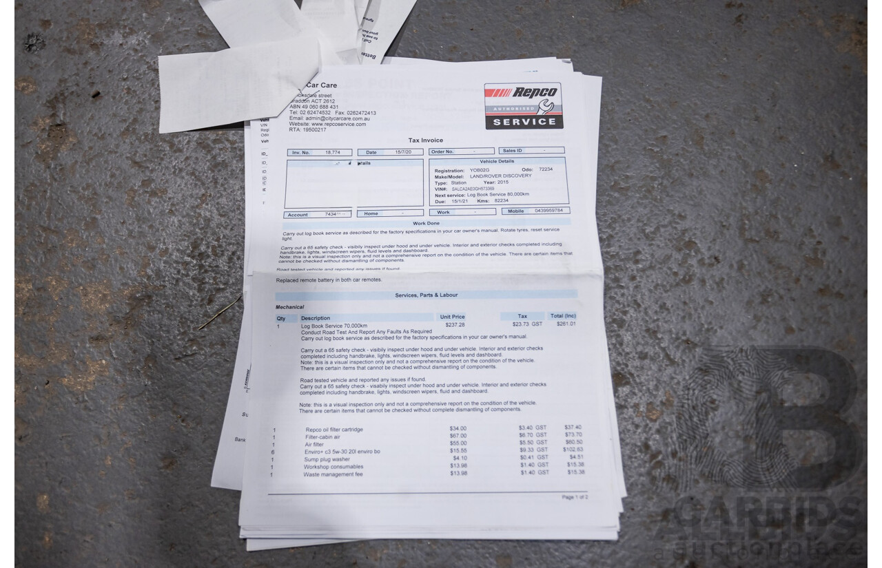 12/2015 Land Rover Discovery Sport SD4 HSE (AWD) LC 4D Wagon Indus Silver Turbo Diesel 2.2L - 7 Seater