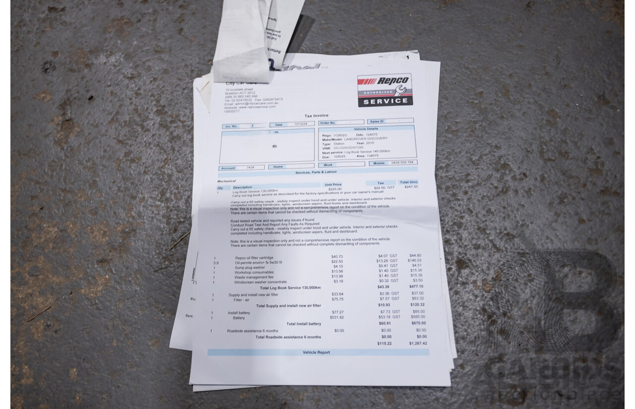 12/2015 Land Rover Discovery Sport SD4 HSE (AWD) LC 4D Wagon Indus Silver Turbo Diesel 2.2L - 7 Seater