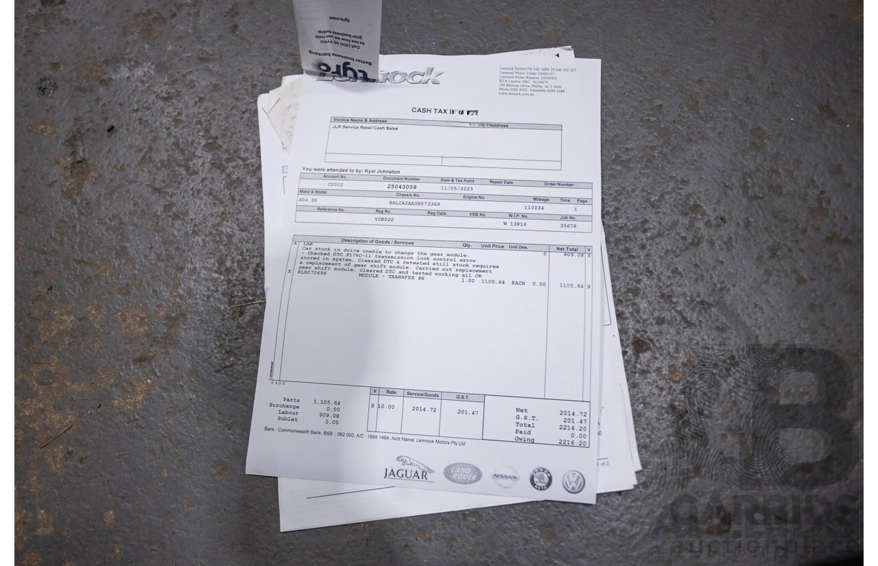 12/2015 Land Rover Discovery Sport SD4 HSE (AWD) LC 4D Wagon Indus Silver Turbo Diesel 2.2L - 7 Seater