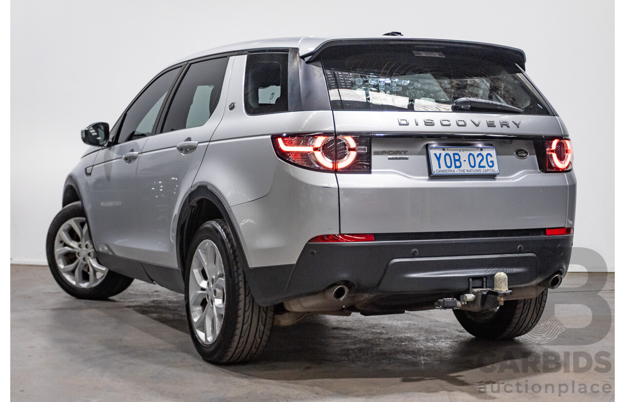 12/2015 Land Rover Discovery Sport SD4 HSE (AWD) LC 4D Wagon Indus Silver Turbo Diesel 2.2L - 7 Seater