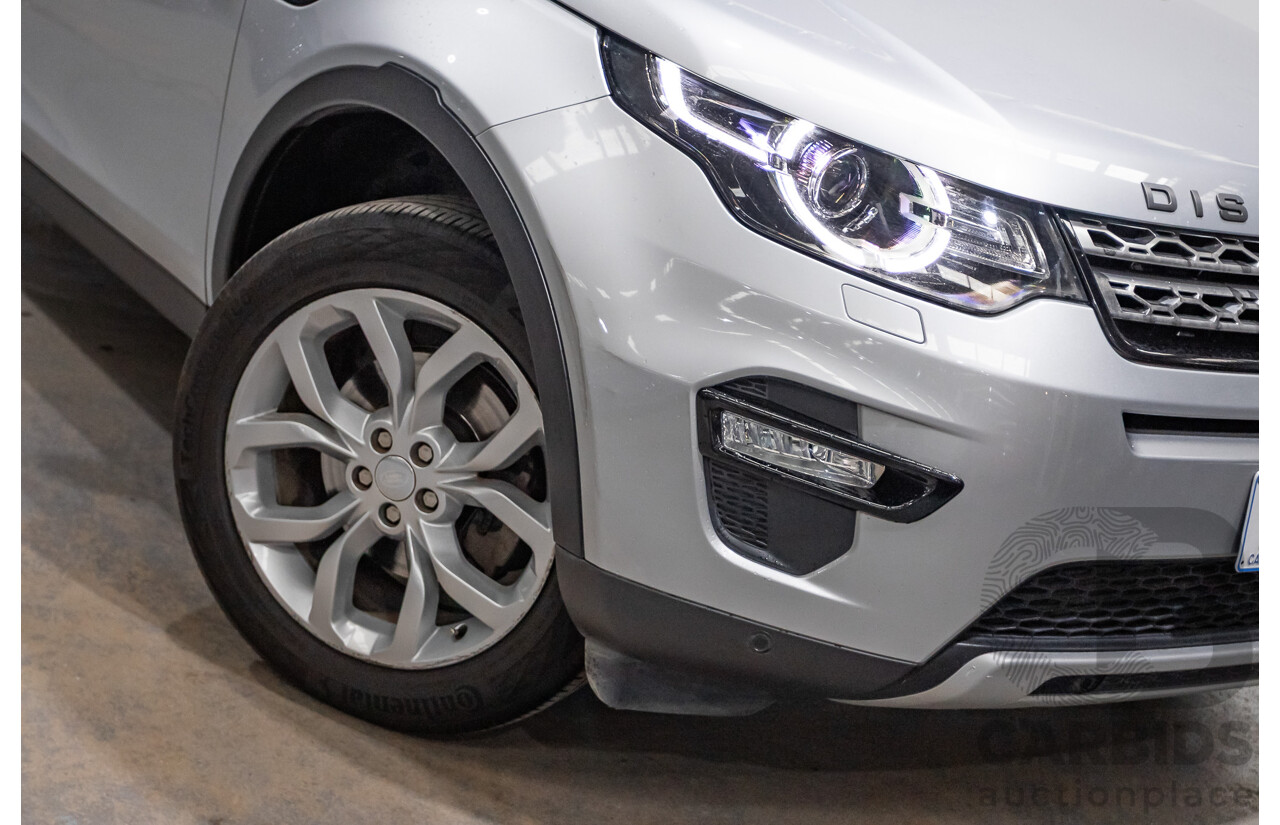 12/2015 Land Rover Discovery Sport SD4 HSE (AWD) LC 4D Wagon Indus Silver Turbo Diesel 2.2L - 7 Seater