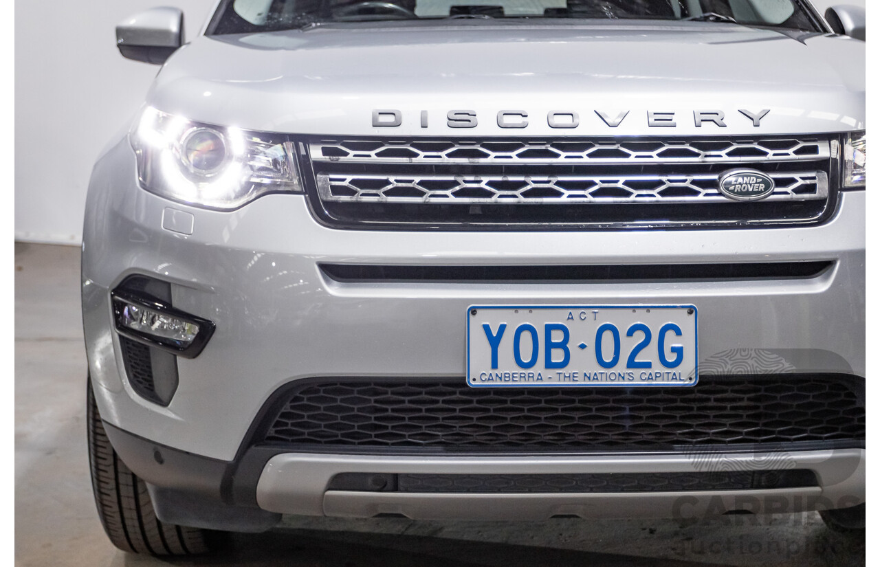 12/2015 Land Rover Discovery Sport SD4 HSE (AWD) LC 4D Wagon Indus Silver Turbo Diesel 2.2L - 7 Seater
