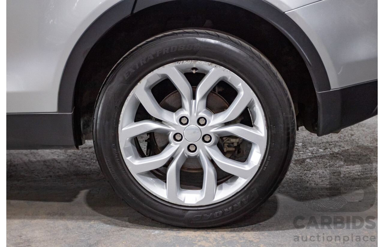 12/2015 Land Rover Discovery Sport SD4 HSE (AWD) LC 4D Wagon Indus Silver Turbo Diesel 2.2L - 7 Seater