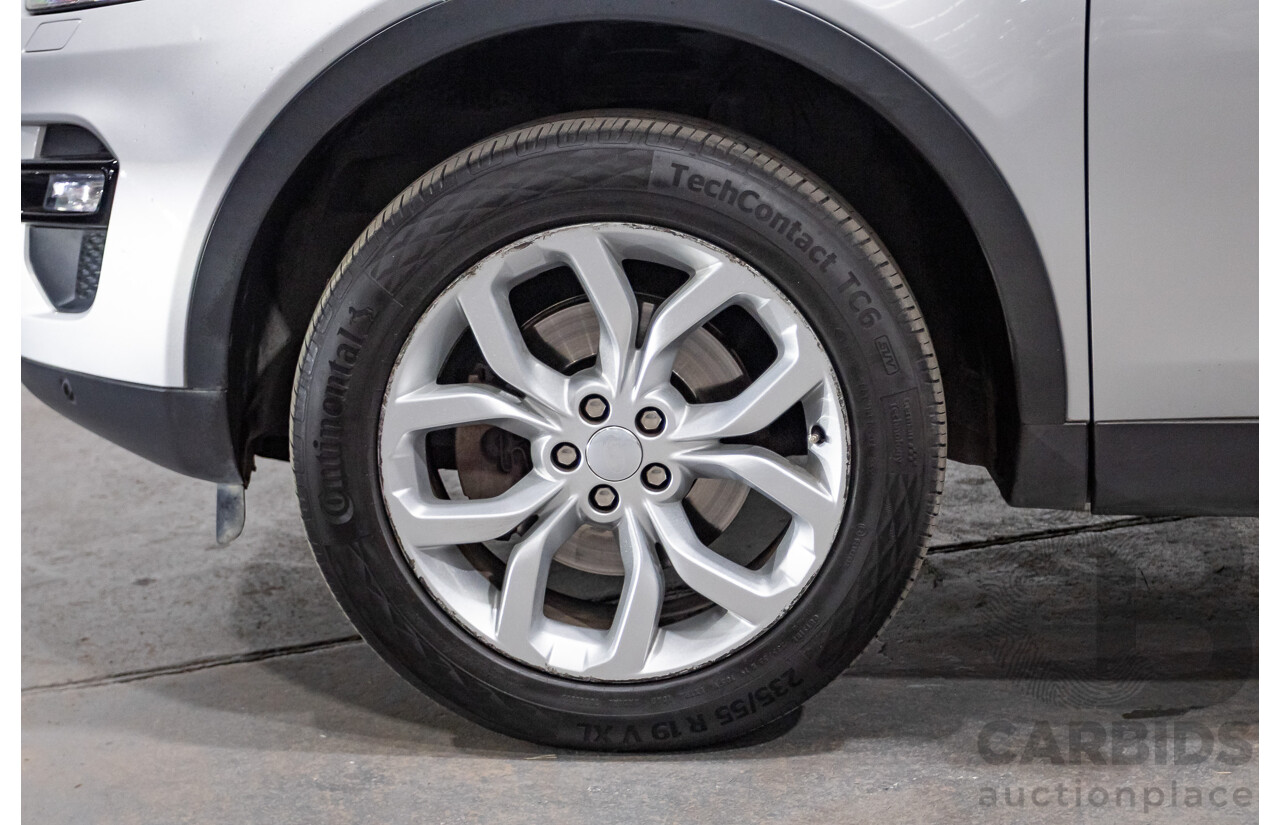 12/2015 Land Rover Discovery Sport SD4 HSE (AWD) LC 4D Wagon Indus Silver Turbo Diesel 2.2L - 7 Seater