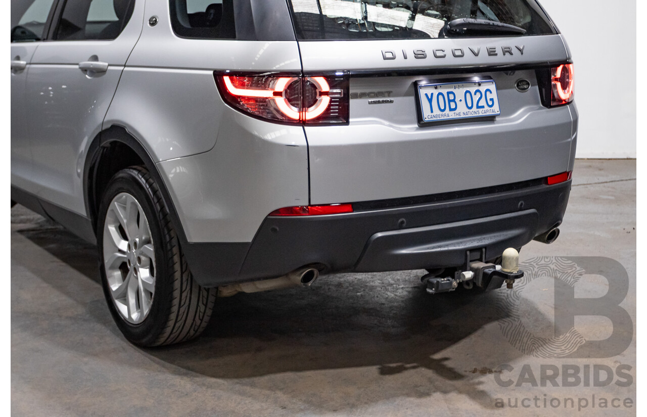 12/2015 Land Rover Discovery Sport SD4 HSE (AWD) LC 4D Wagon Indus Silver Turbo Diesel 2.2L - 7 Seater