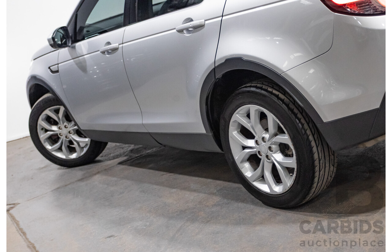 12/2015 Land Rover Discovery Sport SD4 HSE (AWD) LC 4D Wagon Indus Silver Turbo Diesel 2.2L - 7 Seater