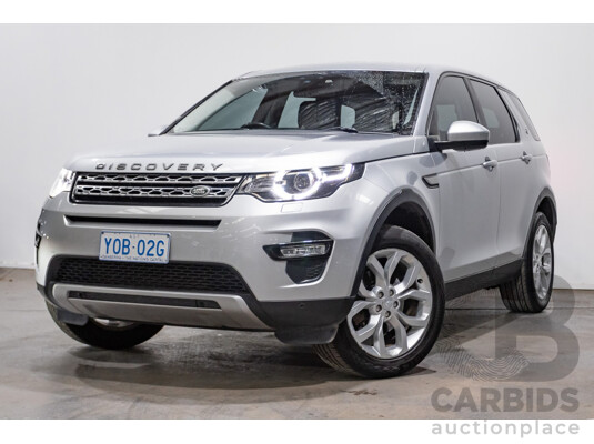 12/2015 Land Rover Discovery Sport SD4 HSE (AWD) LC 4D Wagon Indus Silver Turbo Diesel 2.2L - 7 Seater