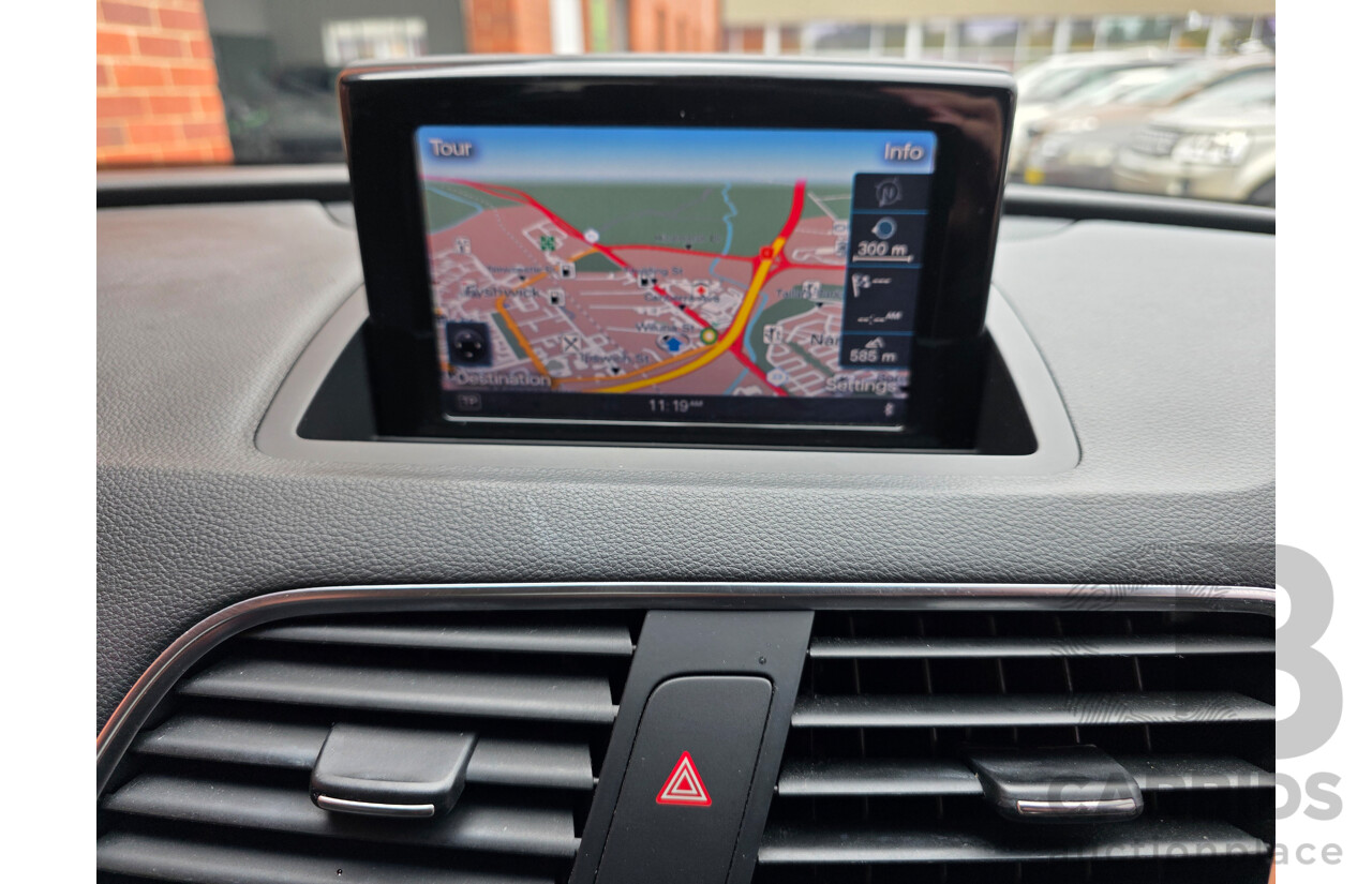 10/2012 Audi Q3 2.0 TFSI Quattro (125kw) 8U 4d Wagon Black 2.0L