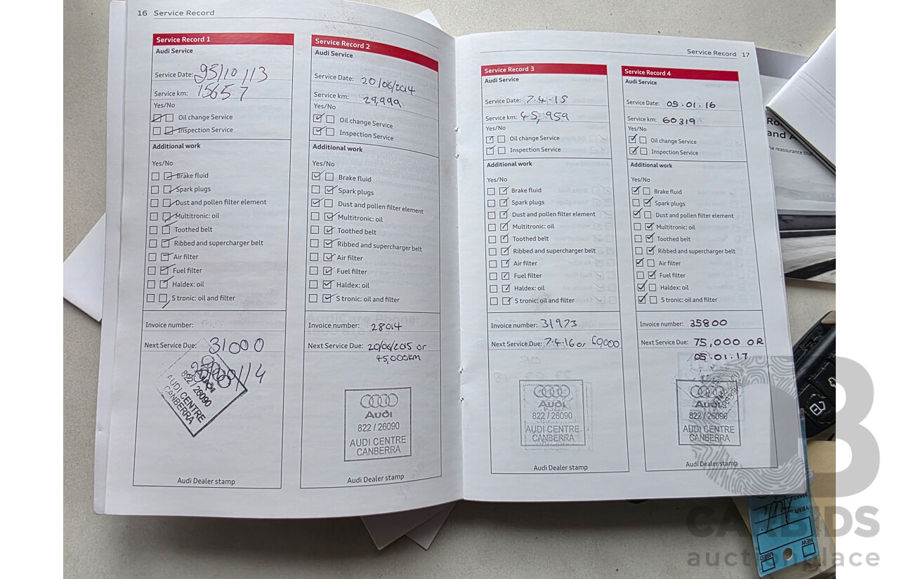 10/2012 Audi Q3 2.0 TFSI Quattro (125kw) 8U 4d Wagon Black 2.0L