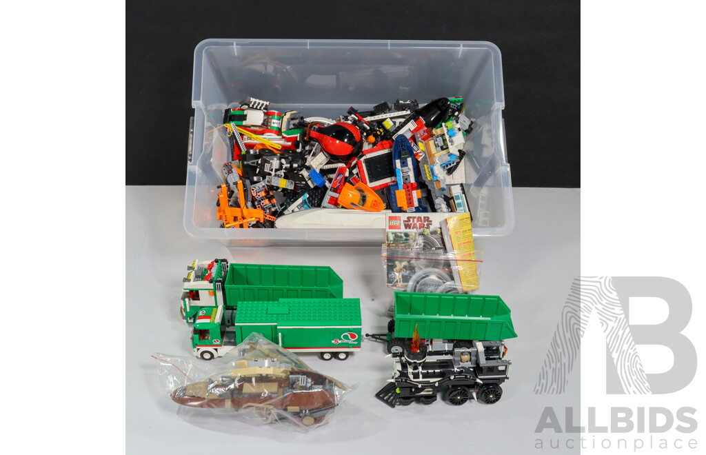 1661398 · Collection of Mixed LEGO Including Trucks, Star Wars, Ghost Train and More