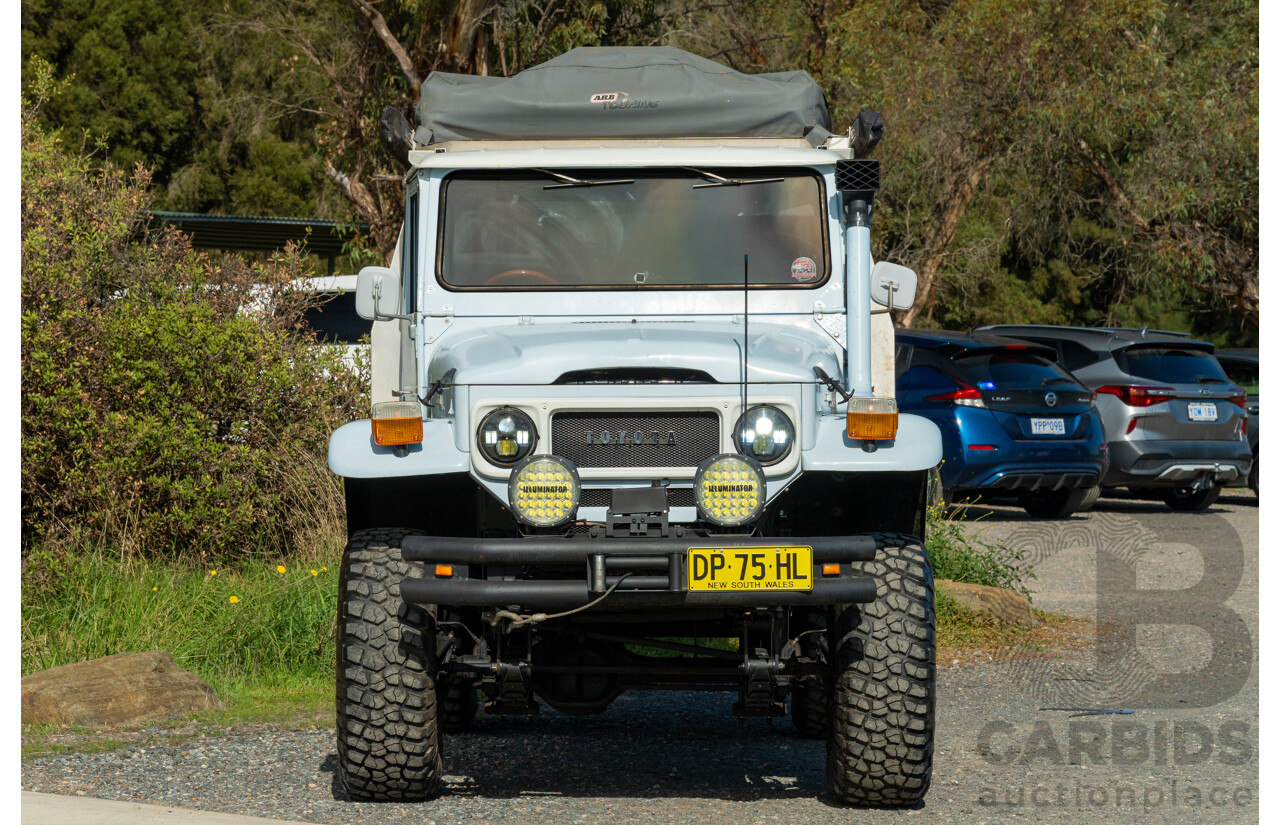 1/1981 Toyota Landcruiser 60 Series w 40 Series Cab (4x4) 2d Utility Light Blue 302 EFI V8 5.0L - Heavily Modified & Engineered