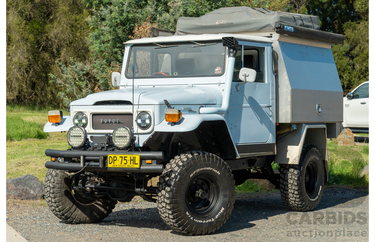 1/1981 Toyota Landcruiser 60 Series w 40 Series Cab (4x4) 2d Utility Light Blue 302 EFI V8 5.0L - Heavily Modified & Engineered