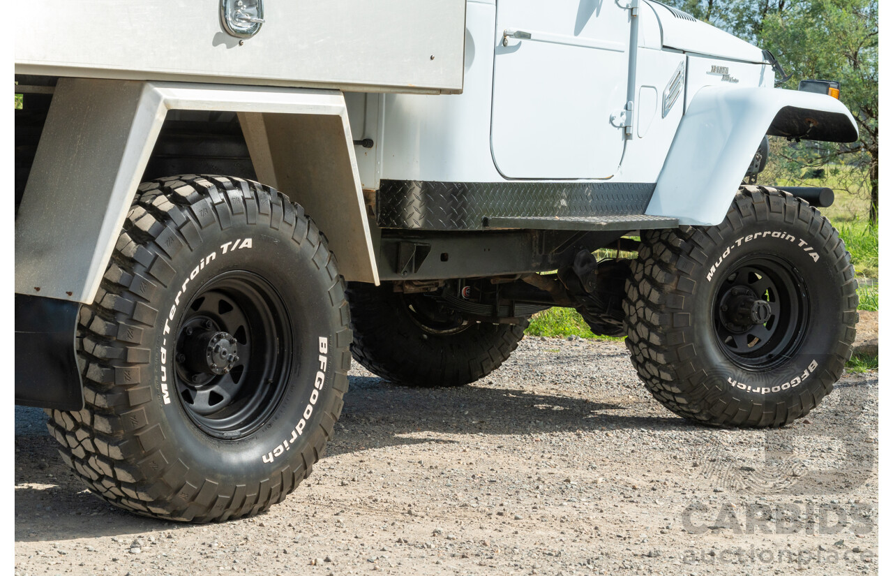 1/1981 Toyota Landcruiser 60 Series w 40 Series Cab (4x4) 2d Utility Light Blue 302 EFI V8 5.0L - Heavily Modified & Engineered
