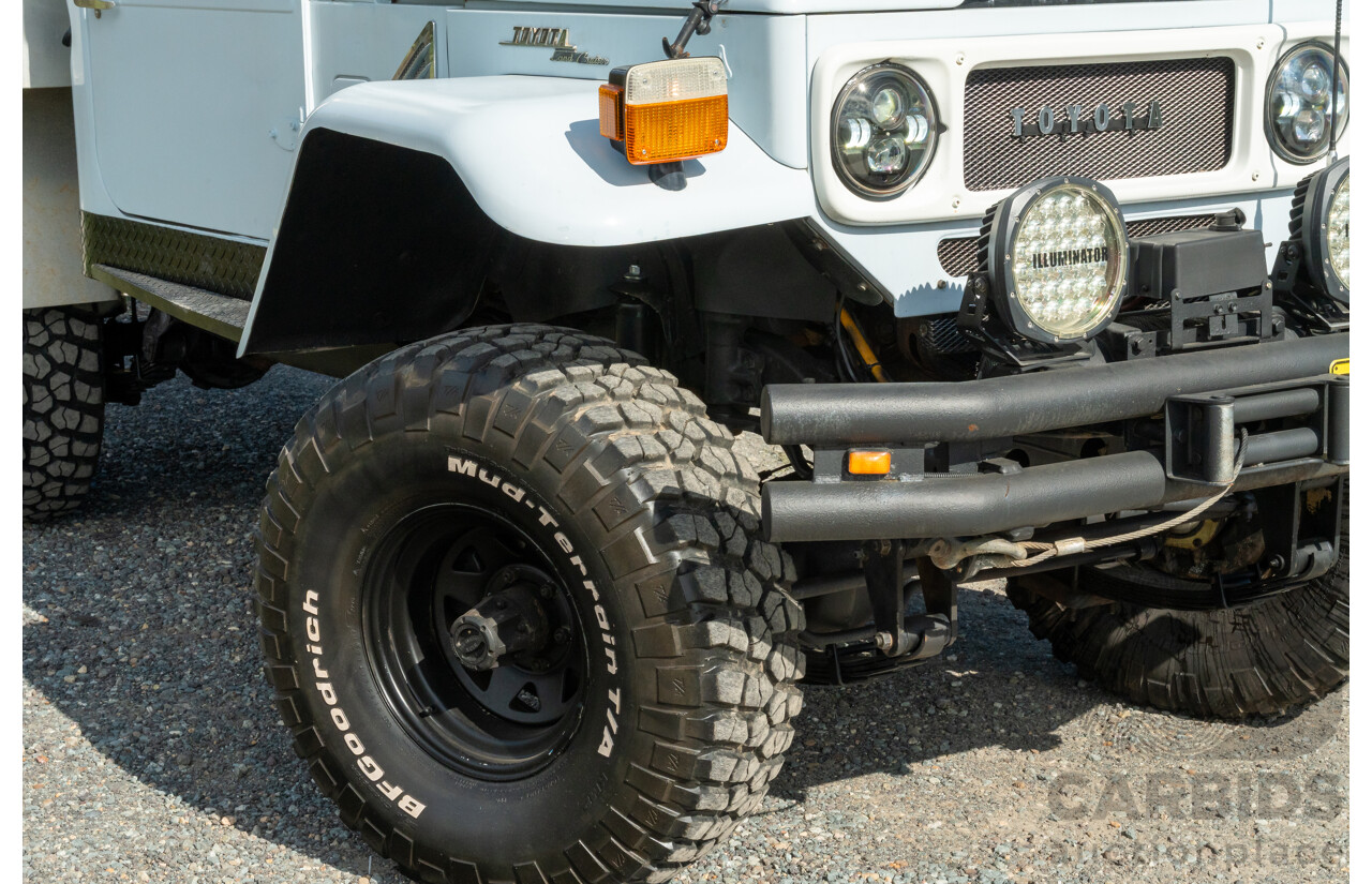 1/1981 Toyota Landcruiser 60 Series w 40 Series Cab (4x4) 2d Utility Light Blue 302 EFI V8 5.0L - Heavily Modified & Engineered