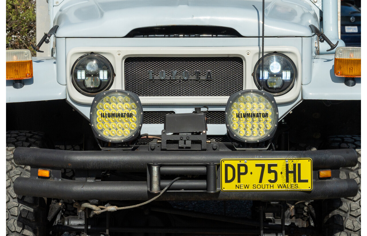 1/1981 Toyota Landcruiser 60 Series w 40 Series Cab (4x4) 2d Utility Light Blue 302 EFI V8 5.0L - Heavily Modified & Engineered