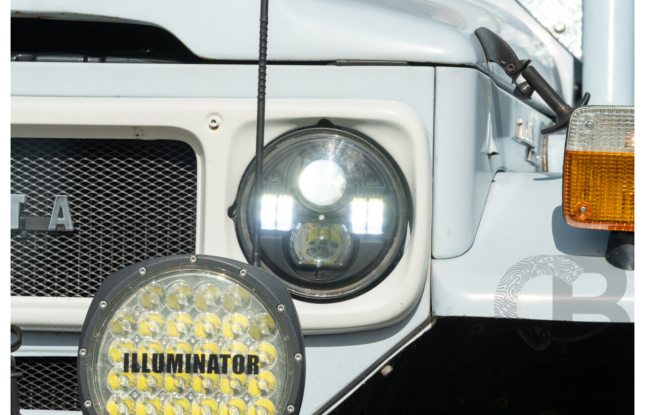 1/1981 Toyota Landcruiser 60 Series w 40 Series Cab (4x4) 2d Utility Light Blue 302 EFI V8 5.0L - Heavily Modified & Engineered