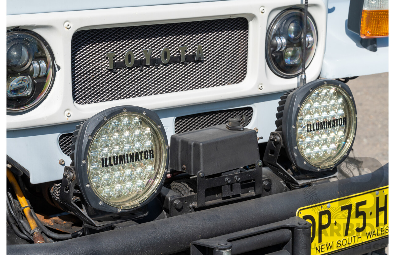 1/1981 Toyota Landcruiser 60 Series w 40 Series Cab (4x4) 2d Utility Light Blue 302 EFI V8 5.0L - Heavily Modified & Engineered