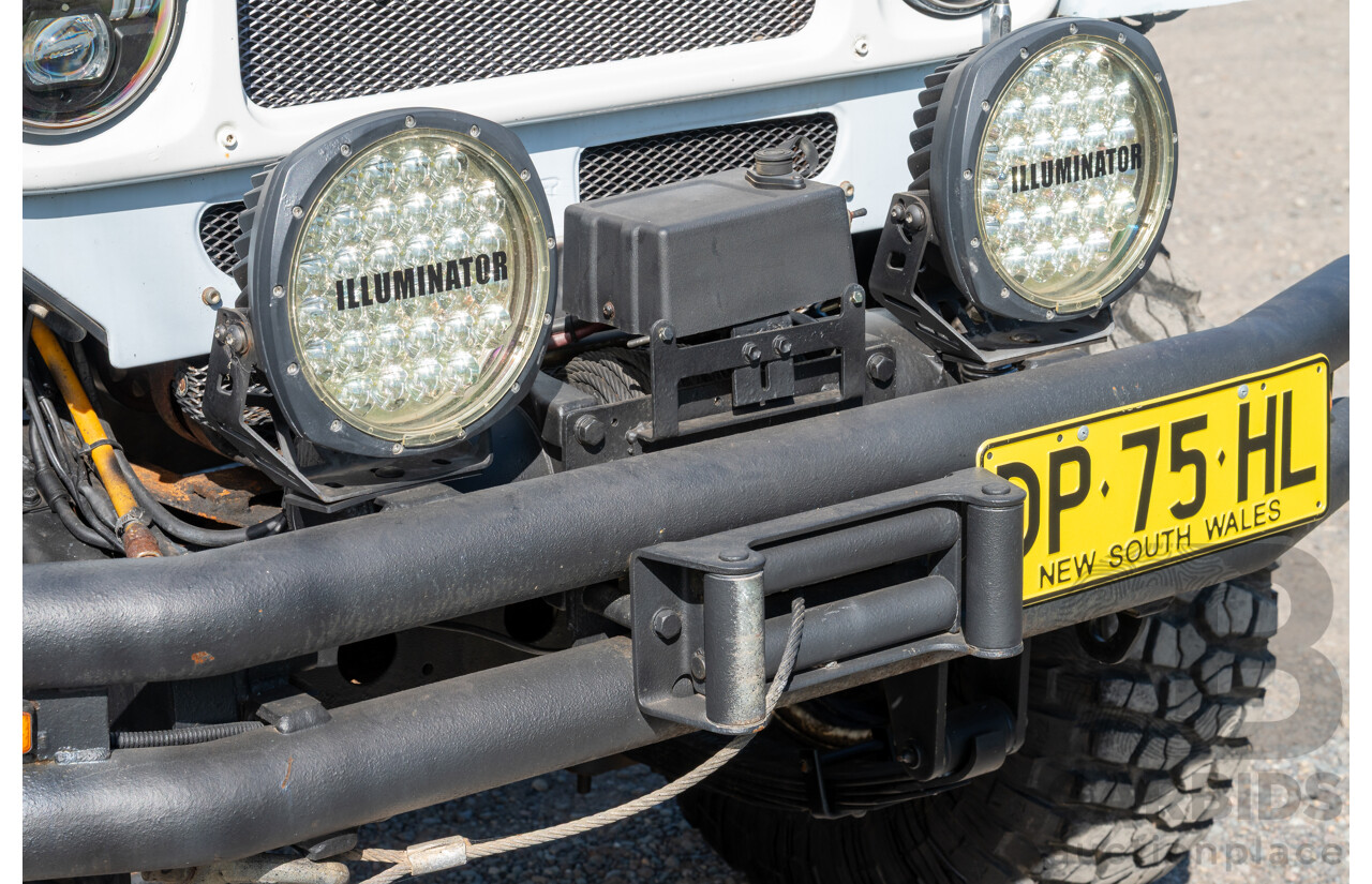 1/1981 Toyota Landcruiser 60 Series w 40 Series Cab (4x4) 2d Utility Light Blue 302 EFI V8 5.0L - Heavily Modified & Engineered