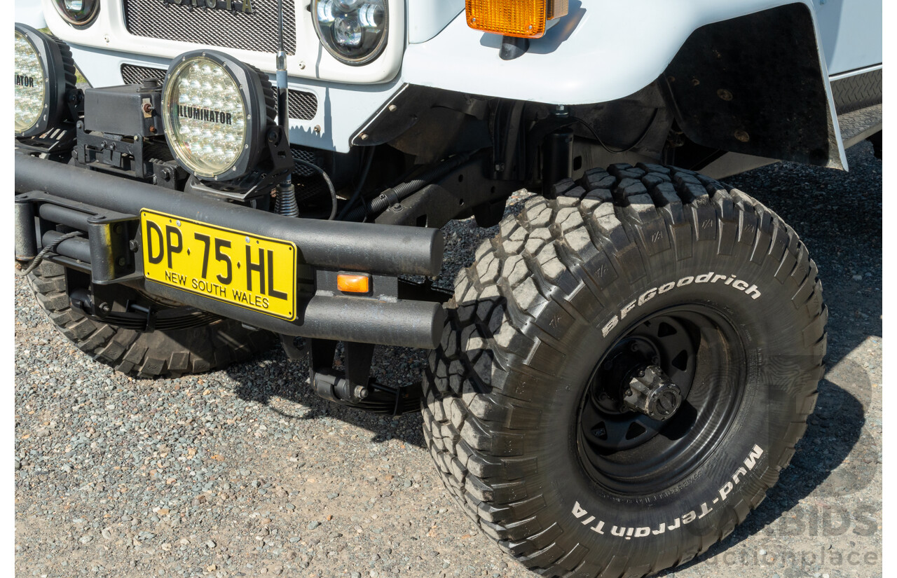 1/1981 Toyota Landcruiser 60 Series w 40 Series Cab (4x4) 2d Utility Light Blue 302 EFI V8 5.0L - Heavily Modified & Engineered