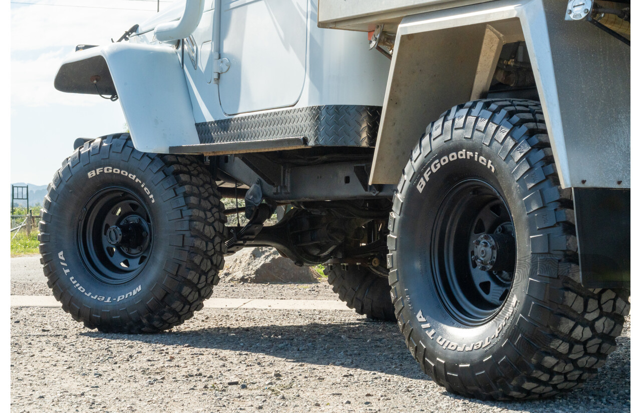 1/1981 Toyota Landcruiser 60 Series w 40 Series Cab (4x4) 2d Utility Light Blue 302 EFI V8 5.0L - Heavily Modified & Engineered
