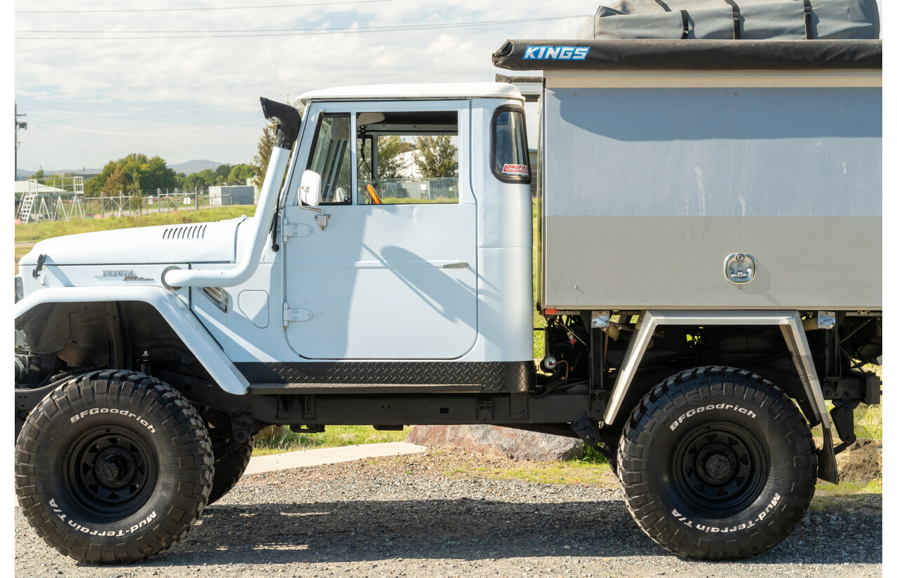1/1981 Toyota Landcruiser 60 Series w 40 Series Cab (4x4) 2d Utility Light Blue 302 EFI V8 5.0L - Heavily Modified & Engineered