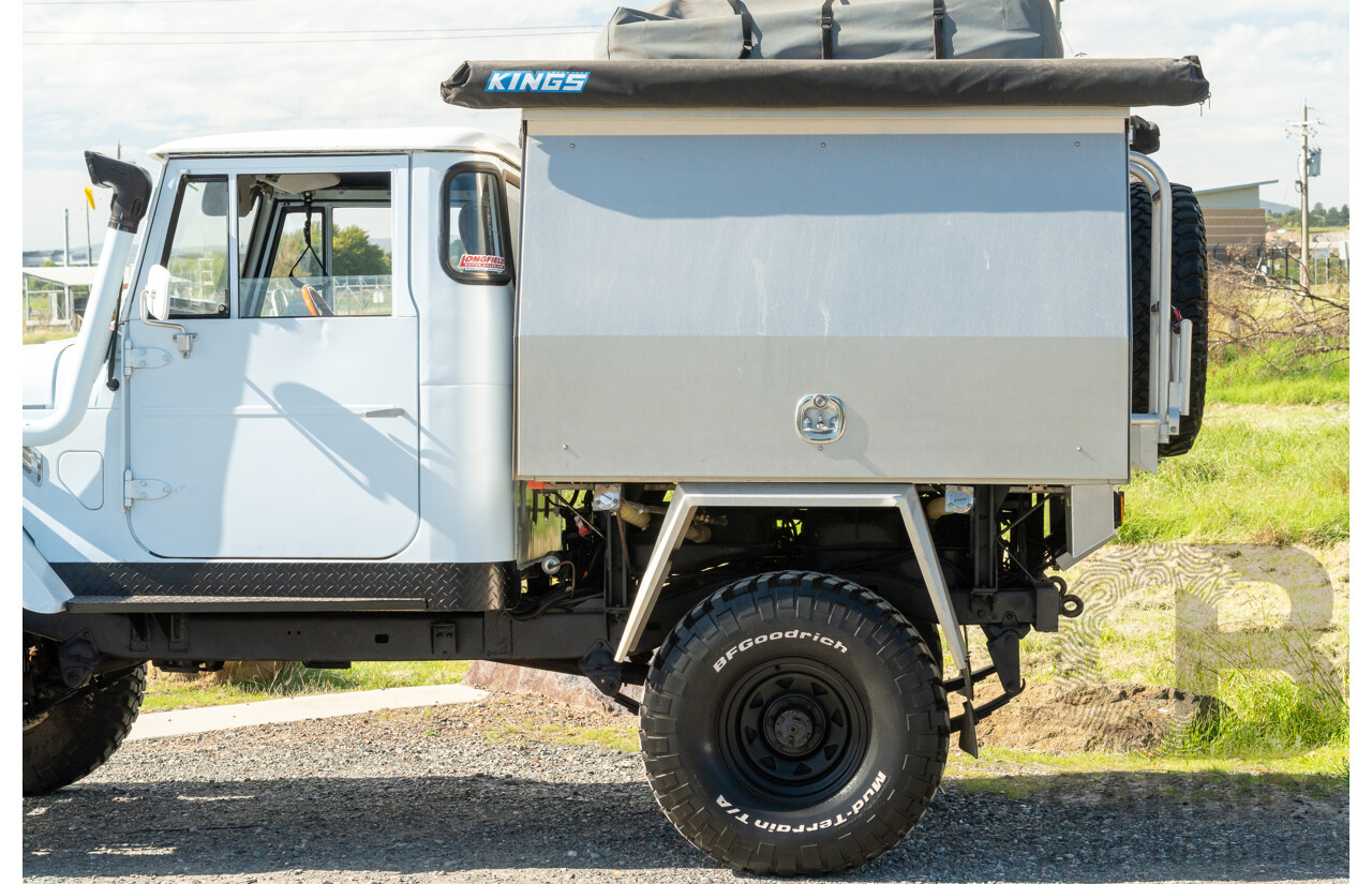 1/1981 Toyota Landcruiser 60 Series w 40 Series Cab (4x4) 2d Utility Light Blue 302 EFI V8 5.0L - Heavily Modified & Engineered