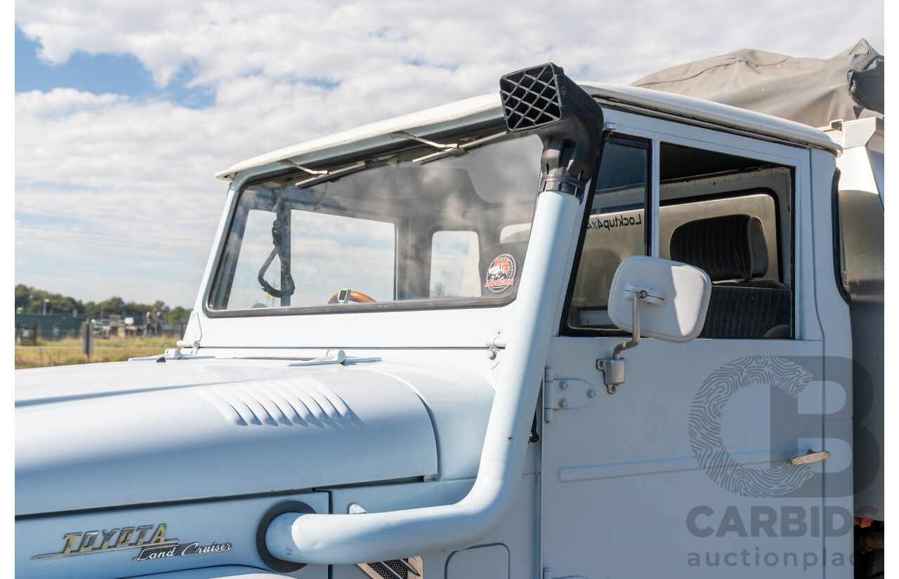 1/1981 Toyota Landcruiser 60 Series w 40 Series Cab (4x4) 2d Utility Light Blue 302 EFI V8 5.0L - Heavily Modified & Engineered