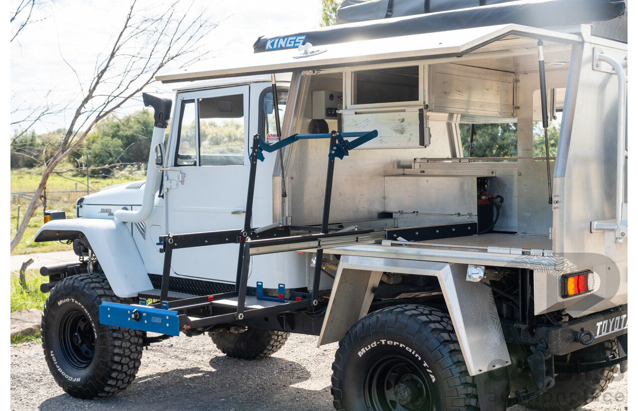 1/1981 Toyota Landcruiser 60 Series w 40 Series Cab (4x4) 2d Utility Light Blue 302 EFI V8 5.0L - Heavily Modified & Engineered