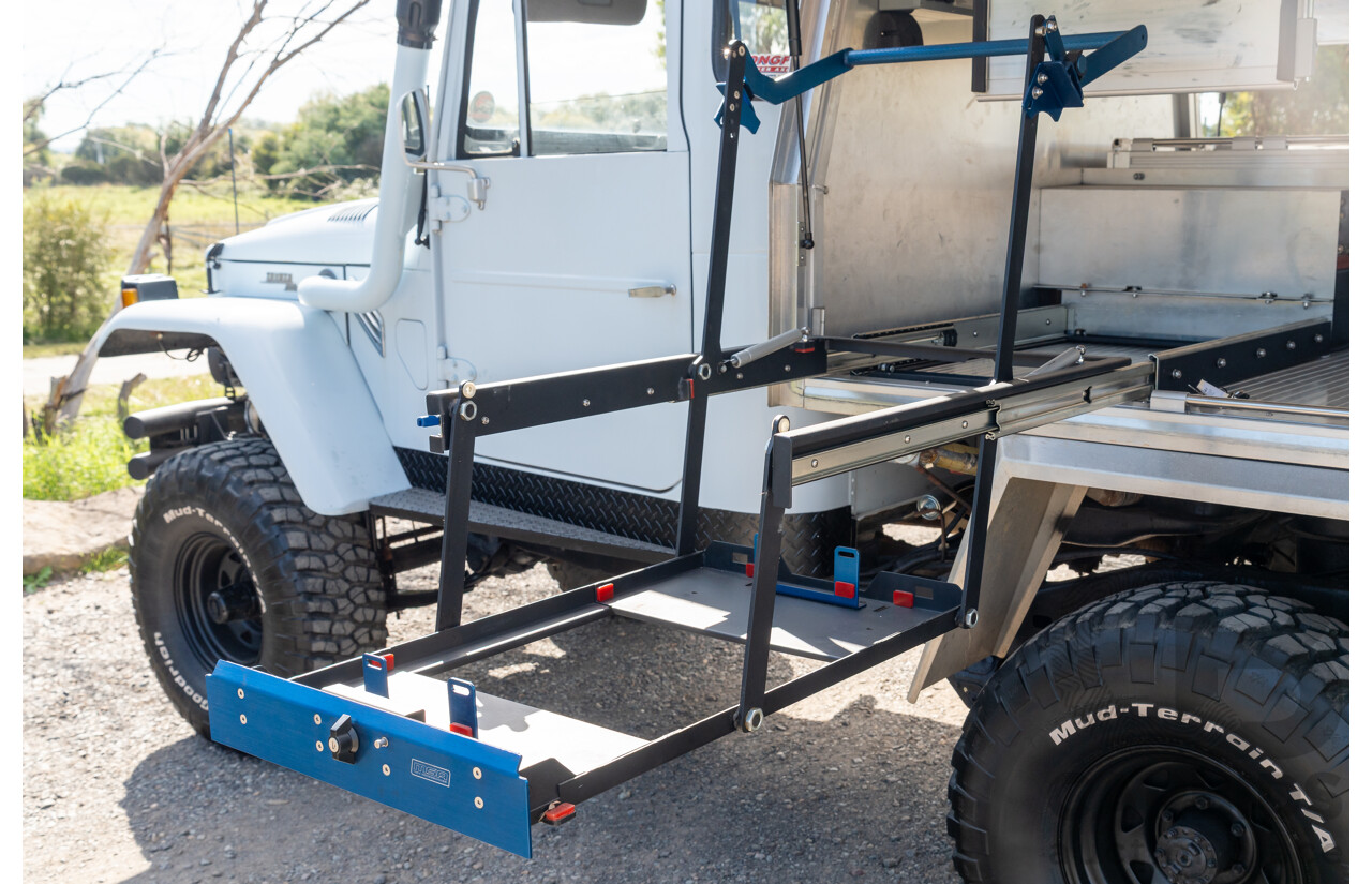 1/1981 Toyota Landcruiser 60 Series w 40 Series Cab (4x4) 2d Utility Light Blue 302 EFI V8 5.0L - Heavily Modified & Engineered