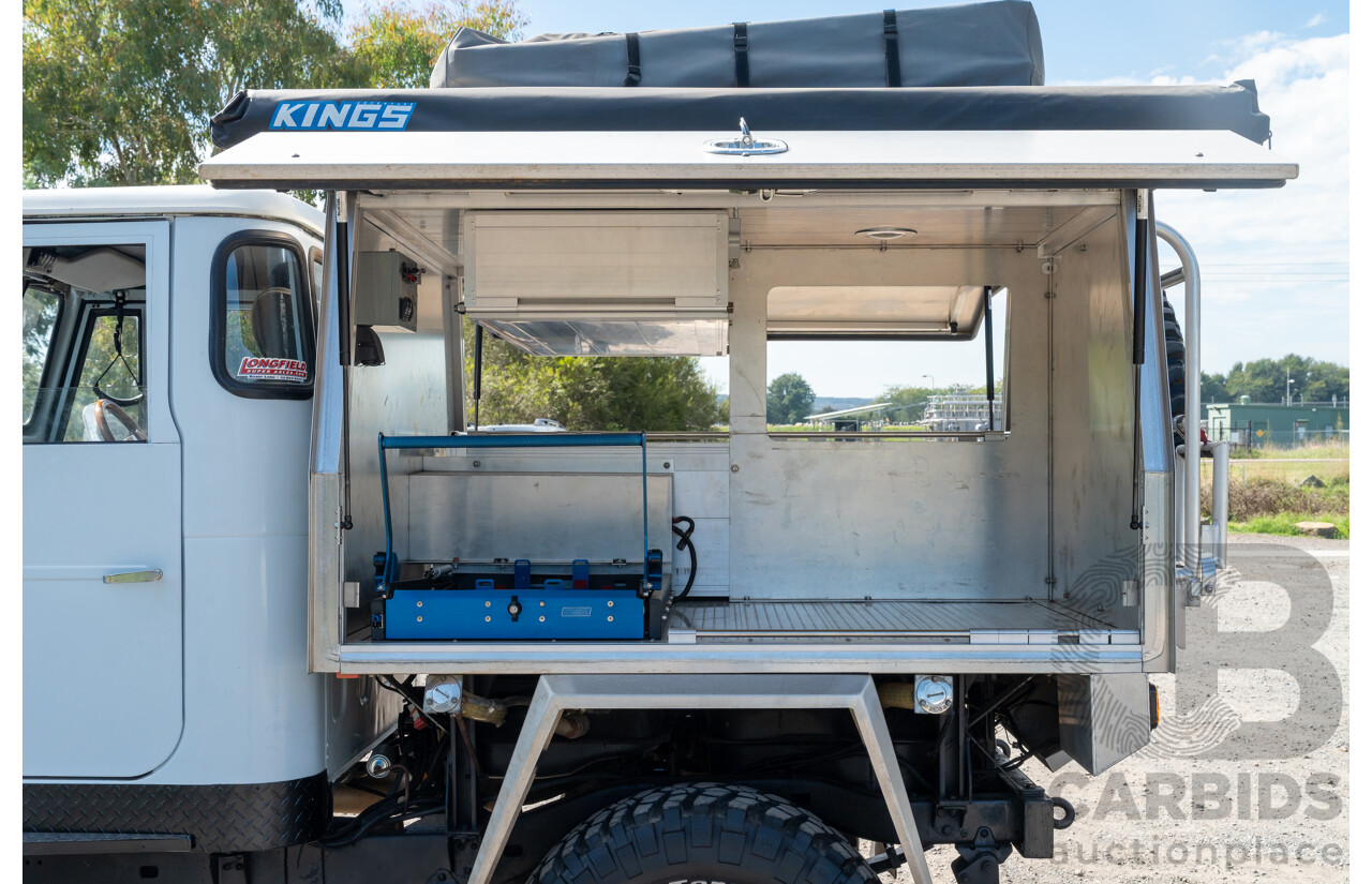 1/1981 Toyota Landcruiser 60 Series w 40 Series Cab (4x4) 2d Utility Light Blue 302 EFI V8 5.0L - Heavily Modified & Engineered