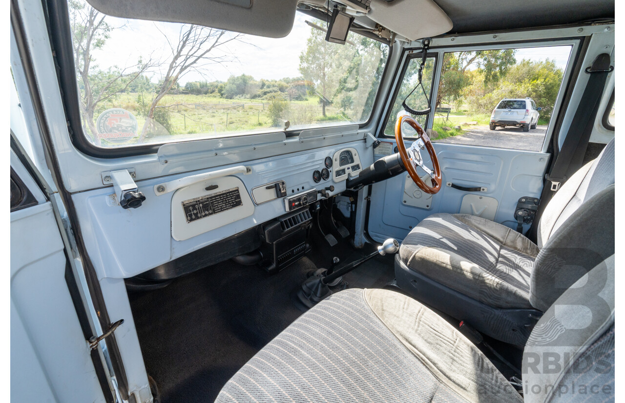 1/1981 Toyota Landcruiser 60 Series w 40 Series Cab (4x4) 2d Utility Light Blue 302 EFI V8 5.0L - Heavily Modified & Engineered