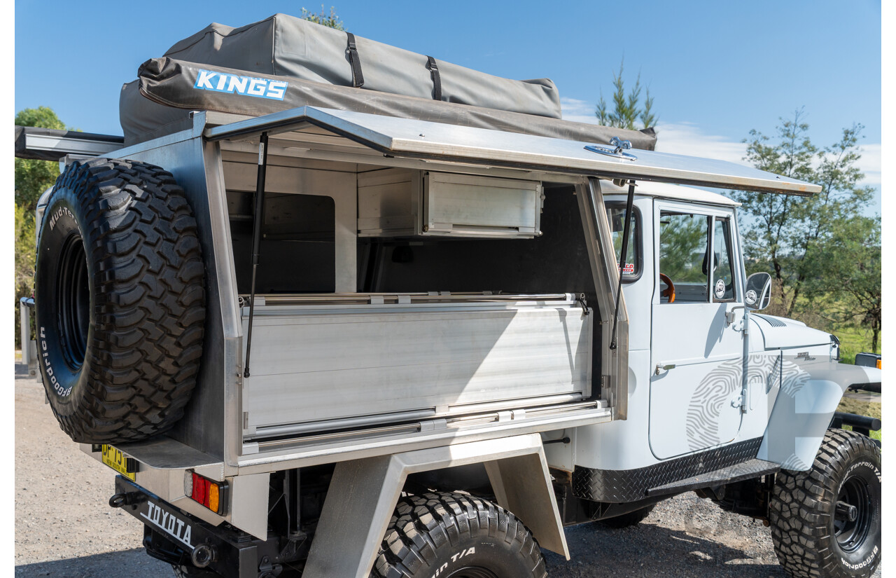 1/1981 Toyota Landcruiser 60 Series w 40 Series Cab (4x4) 2d Utility Light Blue 302 EFI V8 5.0L - Heavily Modified & Engineered