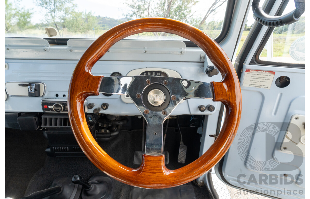 1/1981 Toyota Landcruiser 60 Series w 40 Series Cab (4x4) 2d Utility Light Blue 302 EFI V8 5.0L - Heavily Modified & Engineered