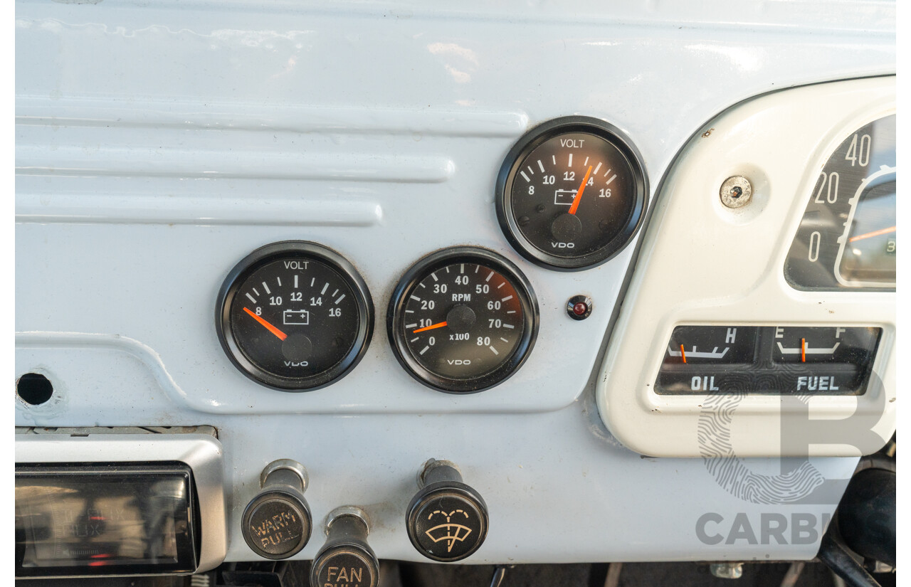 1/1981 Toyota Landcruiser 60 Series w 40 Series Cab (4x4) 2d Utility Light Blue 302 EFI V8 5.0L - Heavily Modified & Engineered