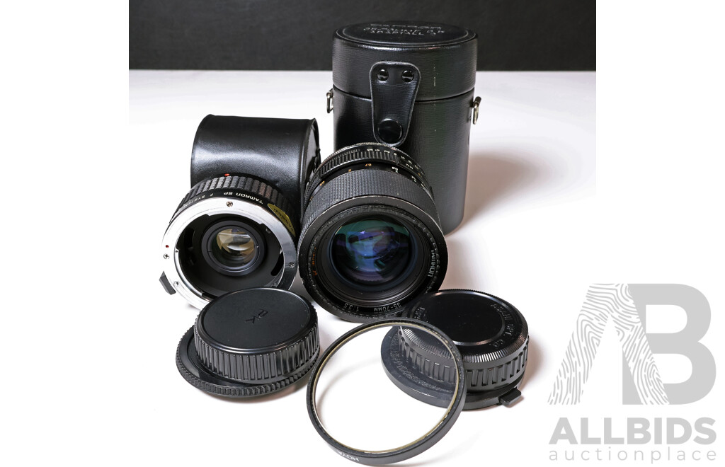 Tamron BBAR-MC 35–70mm Zoom Lens with Tamron SP F-System 2× Teleconverter