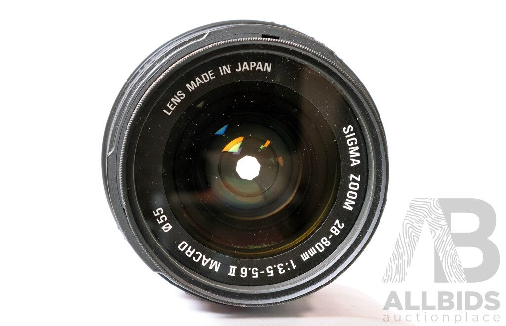 Pentax MZ-60 35mm Autofocus SLR with Sigma 20–80mm Zoom Lens & Booklet