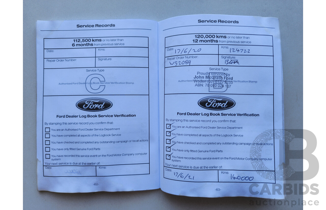 06/2016 Ford Ranger XLS 3.2 (4x4) PX MKII Dual Cab Utility White Turbo Diesel 3.2L