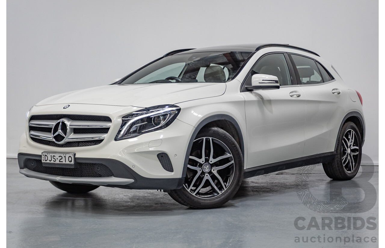 8/2016 Mercedes-Benz GLA 180 X156 MY16 4D Wagon Calcite White Turbo 1.6L