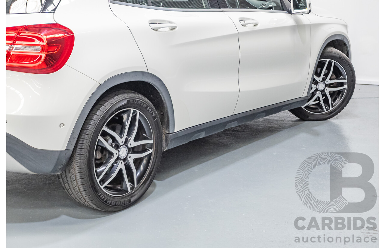 8/2016 Mercedes-Benz GLA 180 X156 MY16 4D Wagon Calcite White Turbo 1.6L