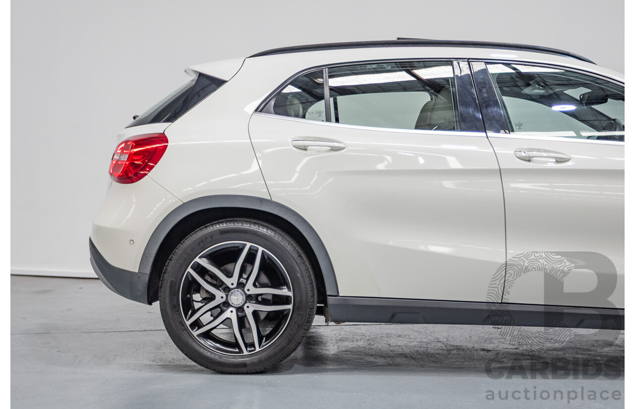 8/2016 Mercedes-Benz GLA 180 X156 MY16 4D Wagon Calcite White Turbo 1.6L