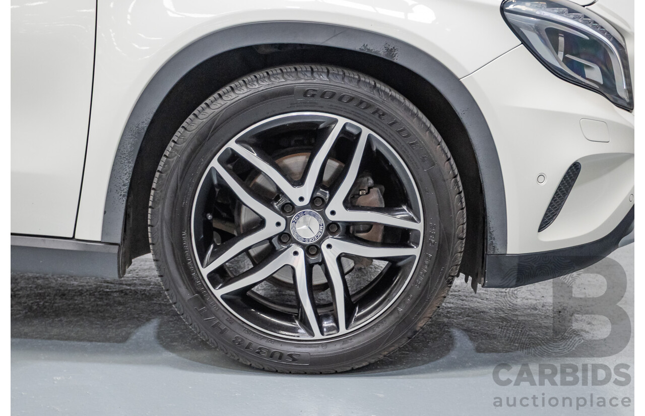 8/2016 Mercedes-Benz GLA 180 X156 MY16 4D Wagon Calcite White Turbo 1.6L